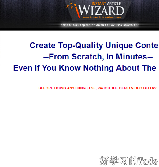 TInstant Article Wizard